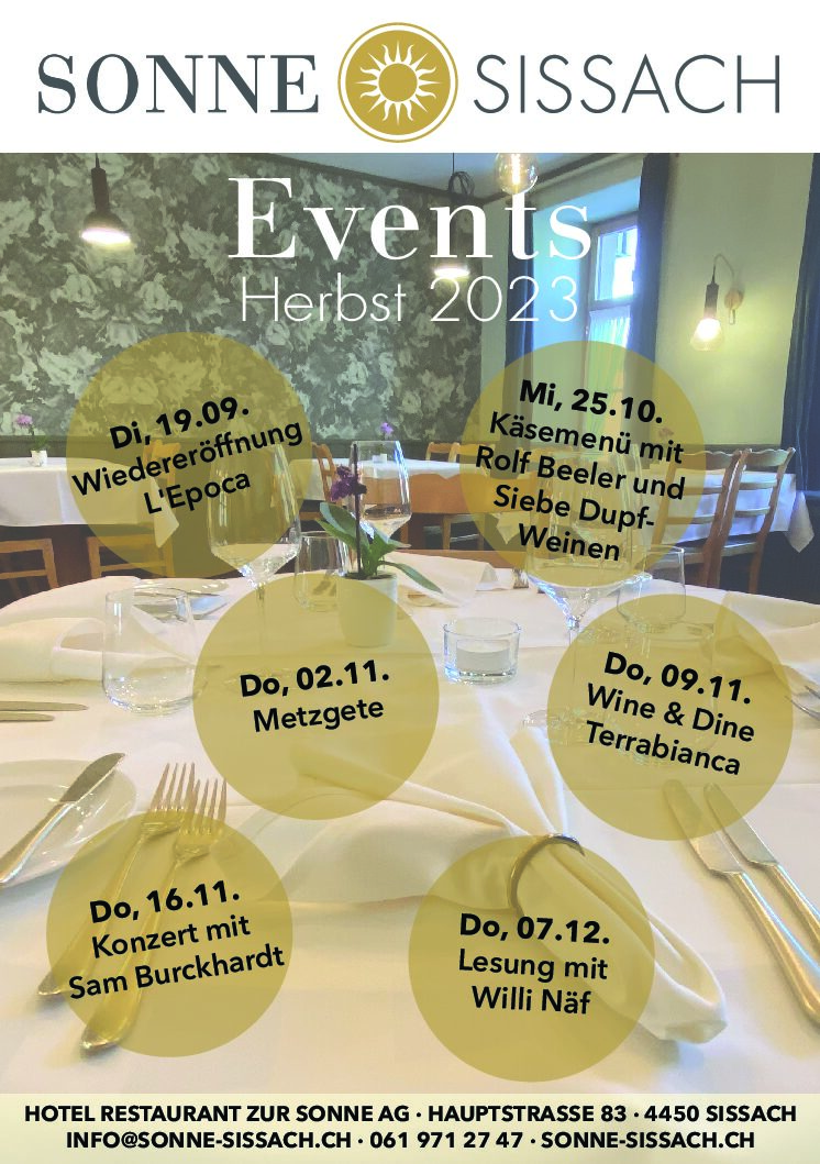 Events Herbst 2023